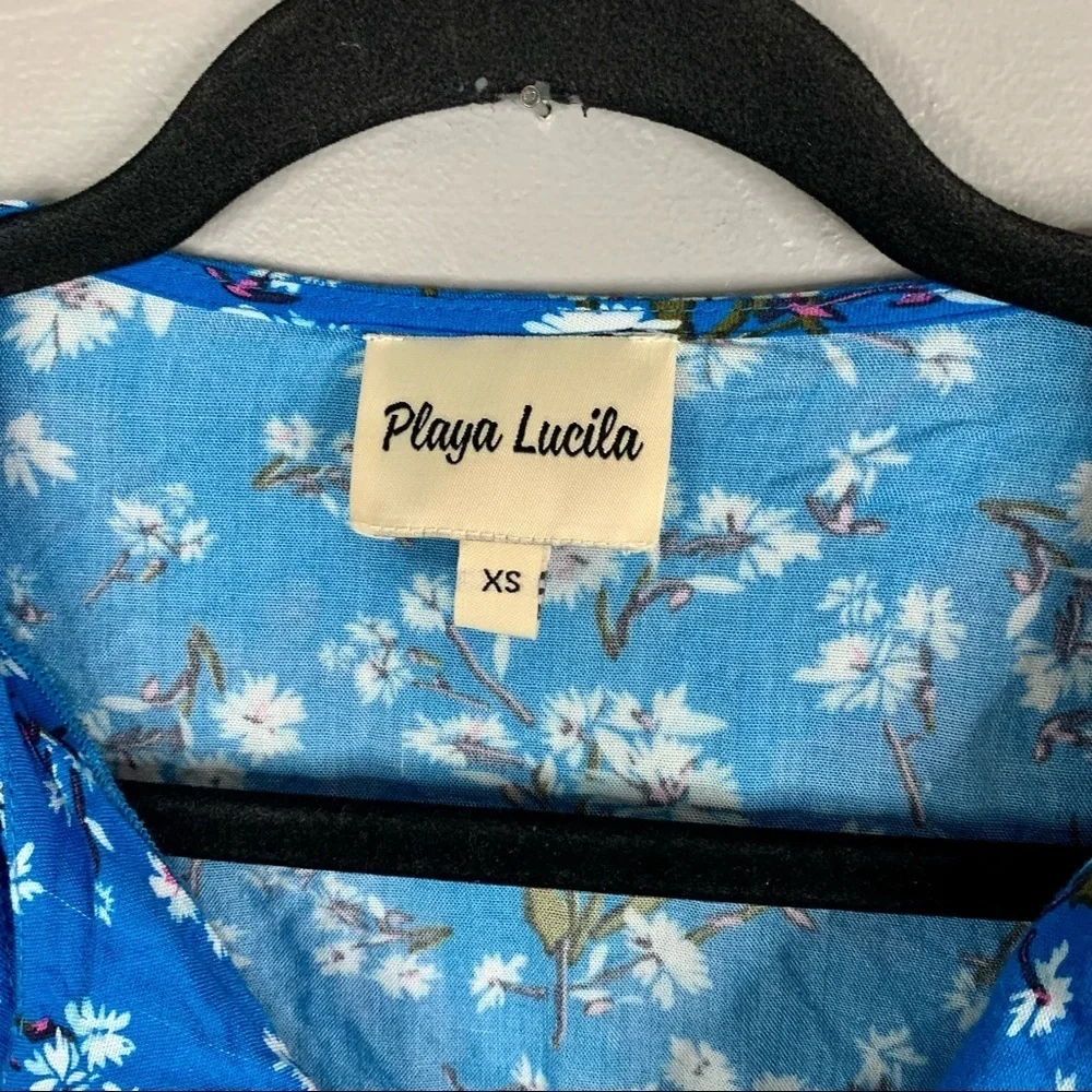Playa‎ Lucila Blue Floral Dress